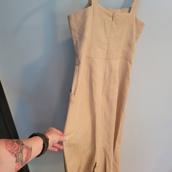 Banana Republic linen blend khaki dress - Picture 5 of 6